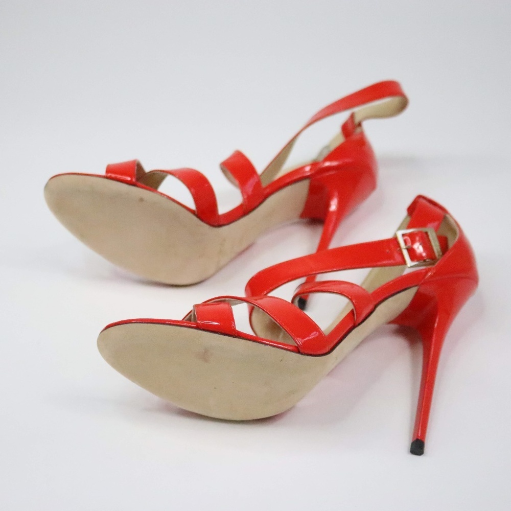 Jimmy Choo Lottie Patent Leather Sandals Women’s Size 39.5 - Picture 6 of 7